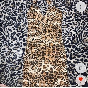 sexy leopard dress